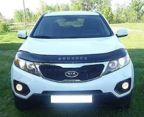 Дефлектор капота (мухобойка) KIA Sorento (XM) с 2009-2015 г.в. (Киа Соренто) Вип Тюнинг